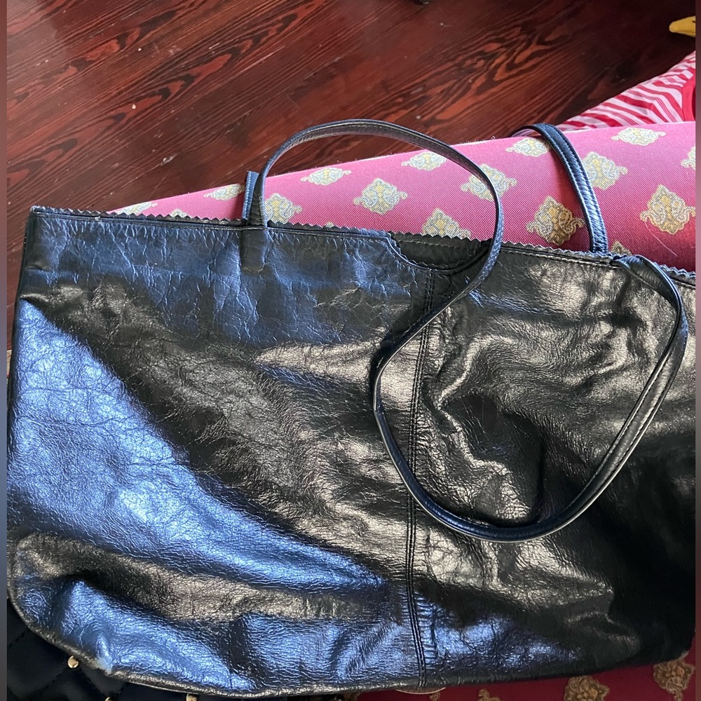 🖤 Black Leather Tote 👜